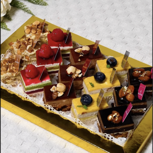 Plateau de Gâteaux glacés